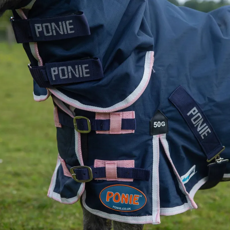 Gallop Ponie Duraproof 50g Turnout Combo - NAVY-1