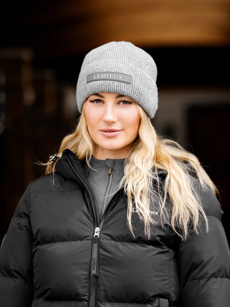 LeMieux Lumen Beanie One Size Grey-1