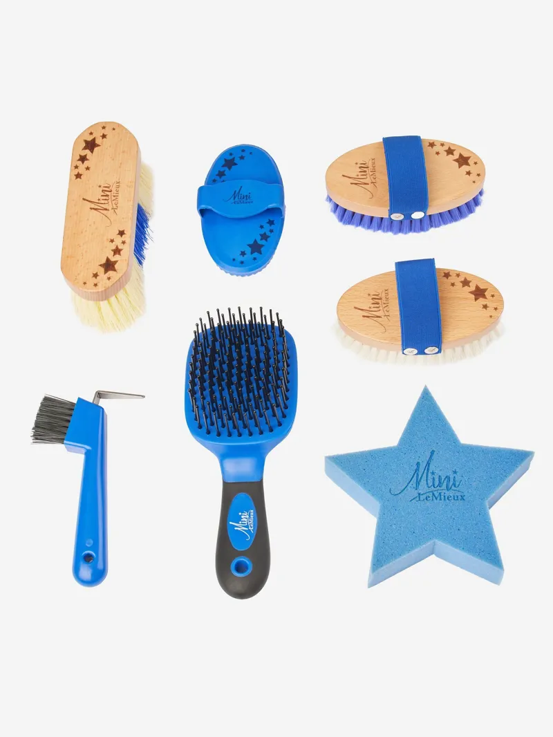 LeMieux Mini Grooming Set - BENETTON BLUE -2