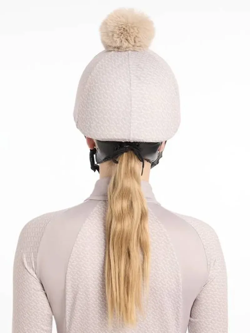 LeMieux Faith Hat Silk - STONE - One Size-1