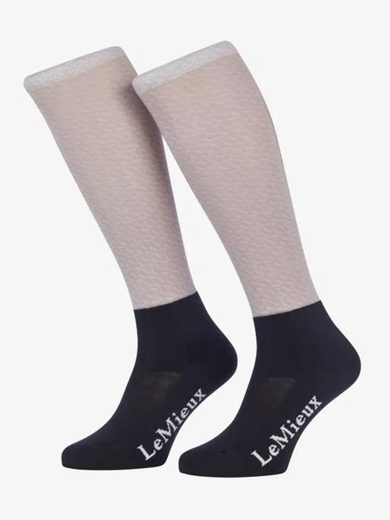 LeMieux Footsie Socks - FAITH ASH - Junior 