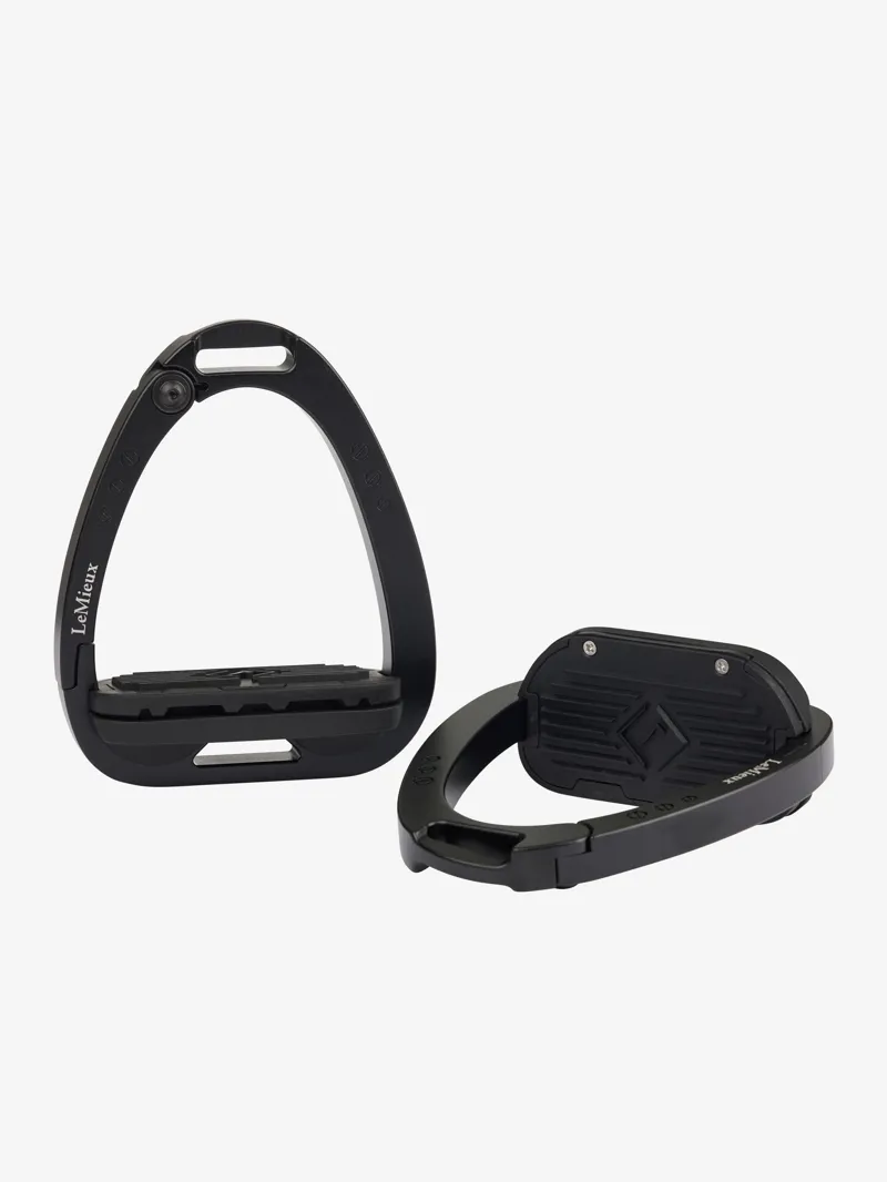 LeMieux Junior Vector Balance Stirrup - BLACK - One SIze