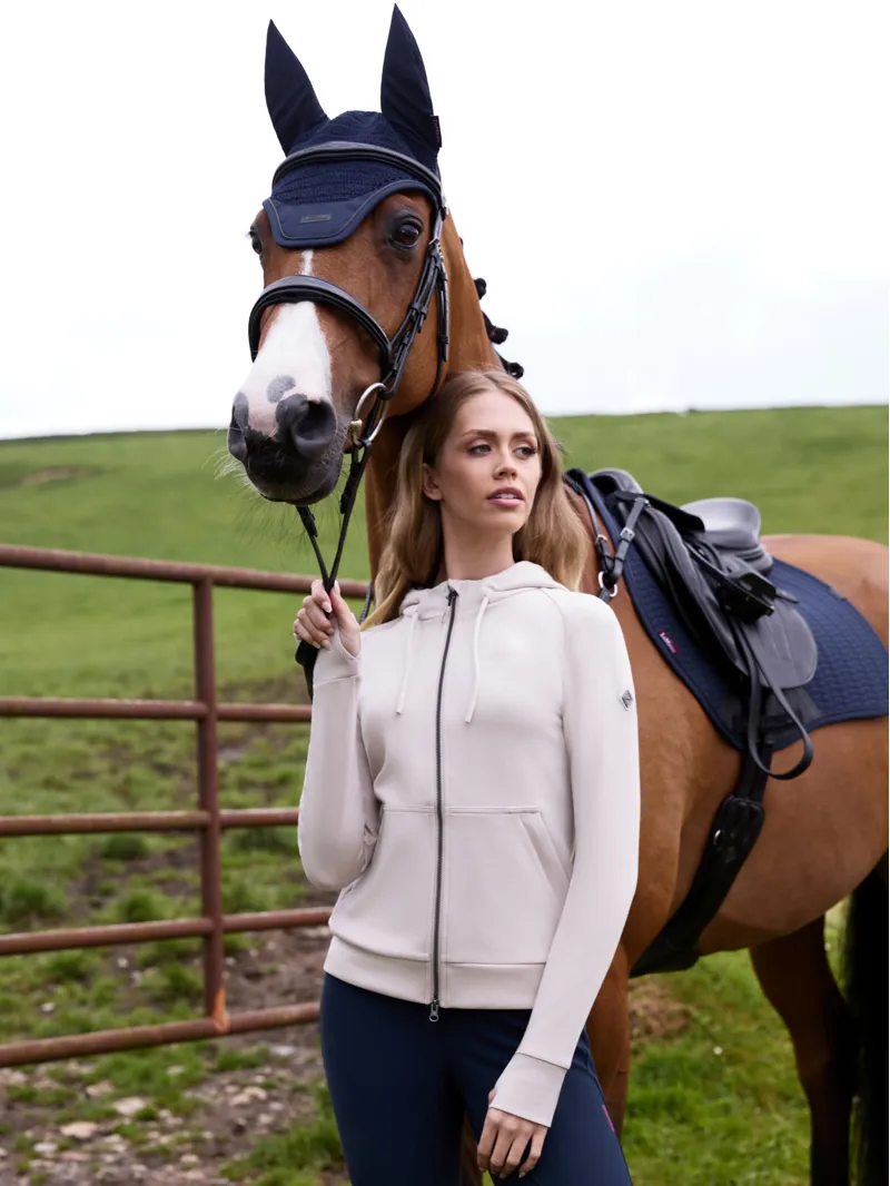 LeMieux Tabi Tech Zip Through Hoodie - STONE-2