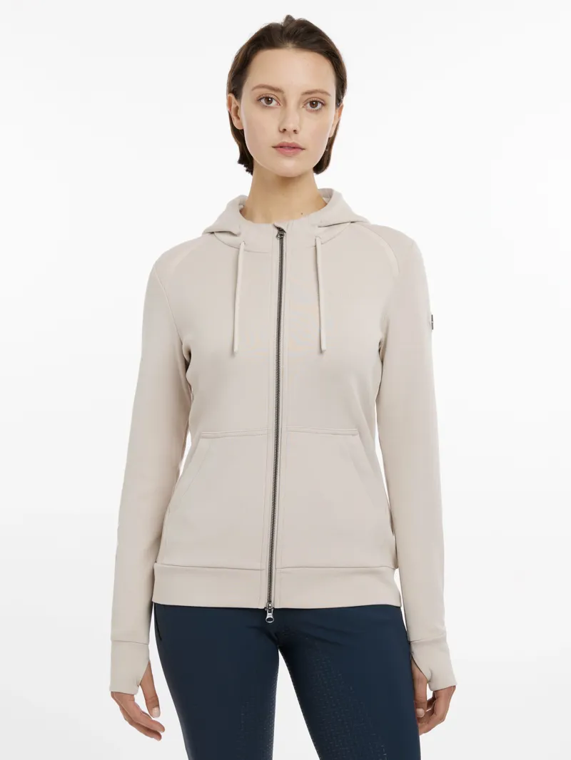 LeMieux Tabi Tech Zip Through Hoodie - STONE