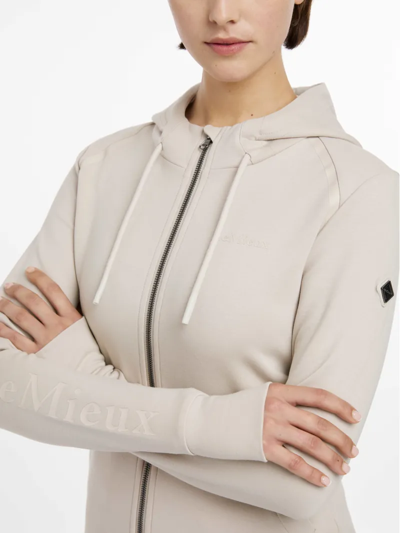 LeMieux Tabi Tech Zip Through Hoodie - STONE-1