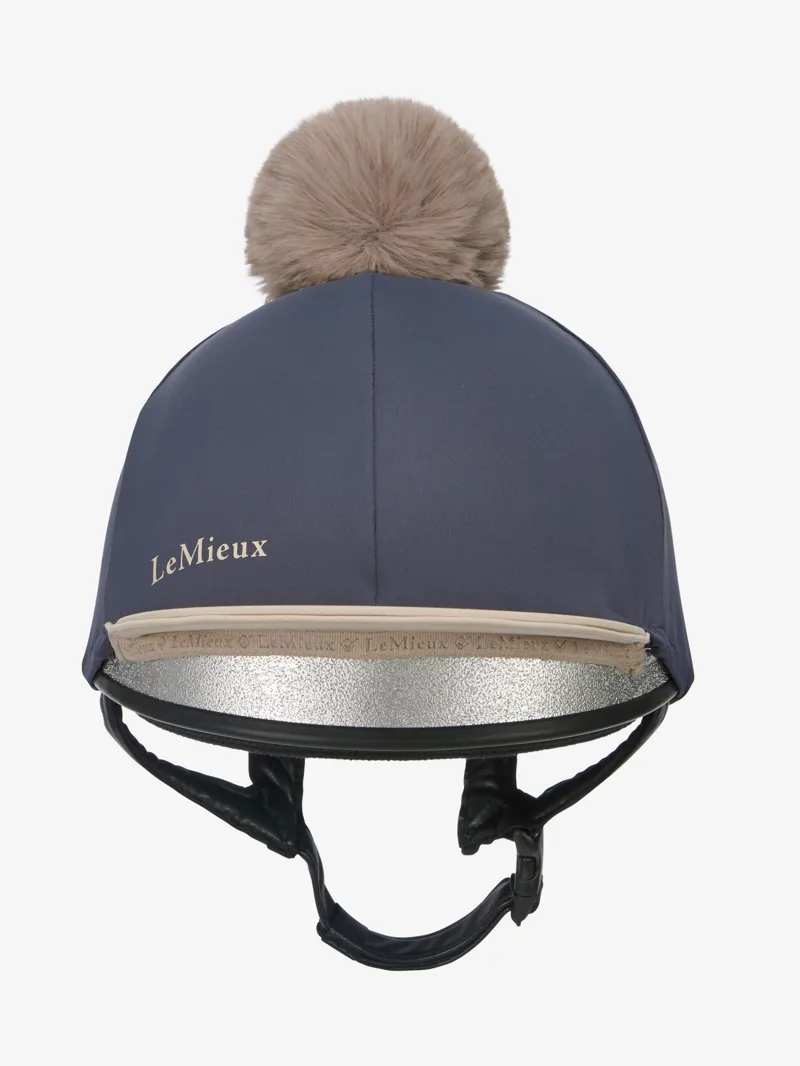 LeMieux Pom Hat Silk - DUSK / ALMOND - One Size-1
