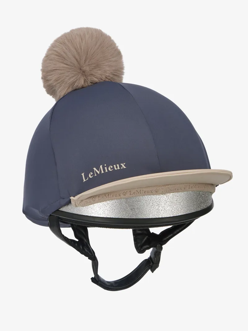 LeMieux Pom Hat Silk - DUSK / ALMOND - One Size