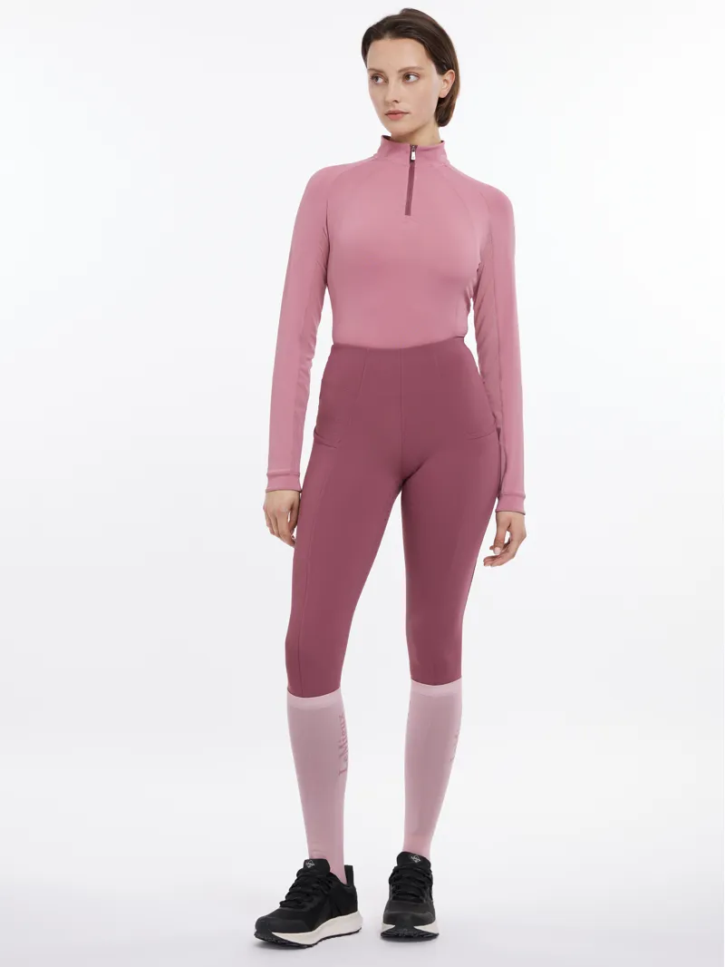 LeMieux Halle Lightweight Base Layer - PEONY -5