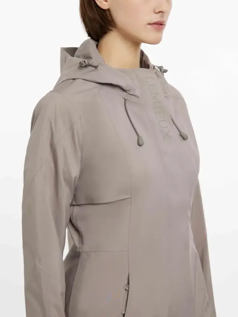 LeMieux Grace Long Rain Jacket - PECAN -1