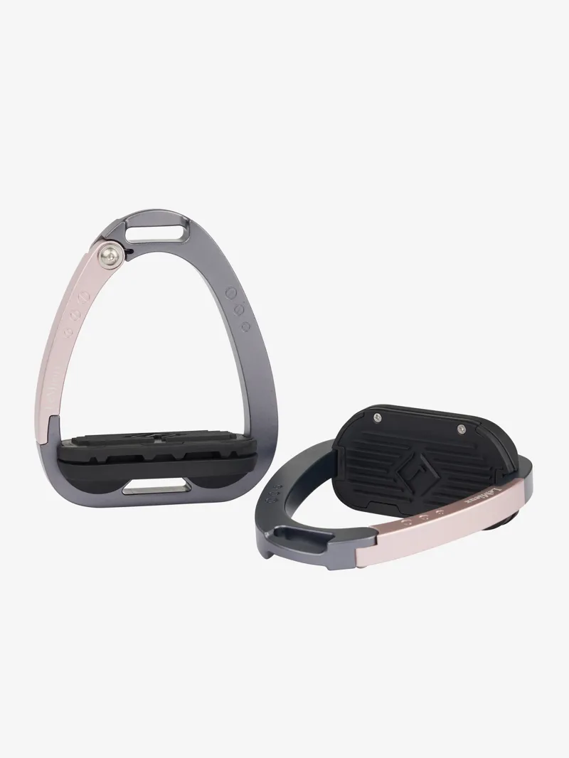 LeMieux Junior Vector Balance Stirrup - ROSE GOLD - One SIze