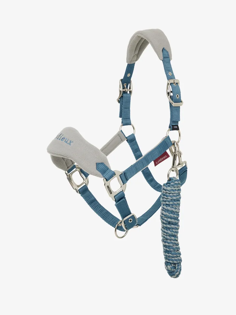 LeMieux Vogue Headcollar and Leadrope - ICE BLUE