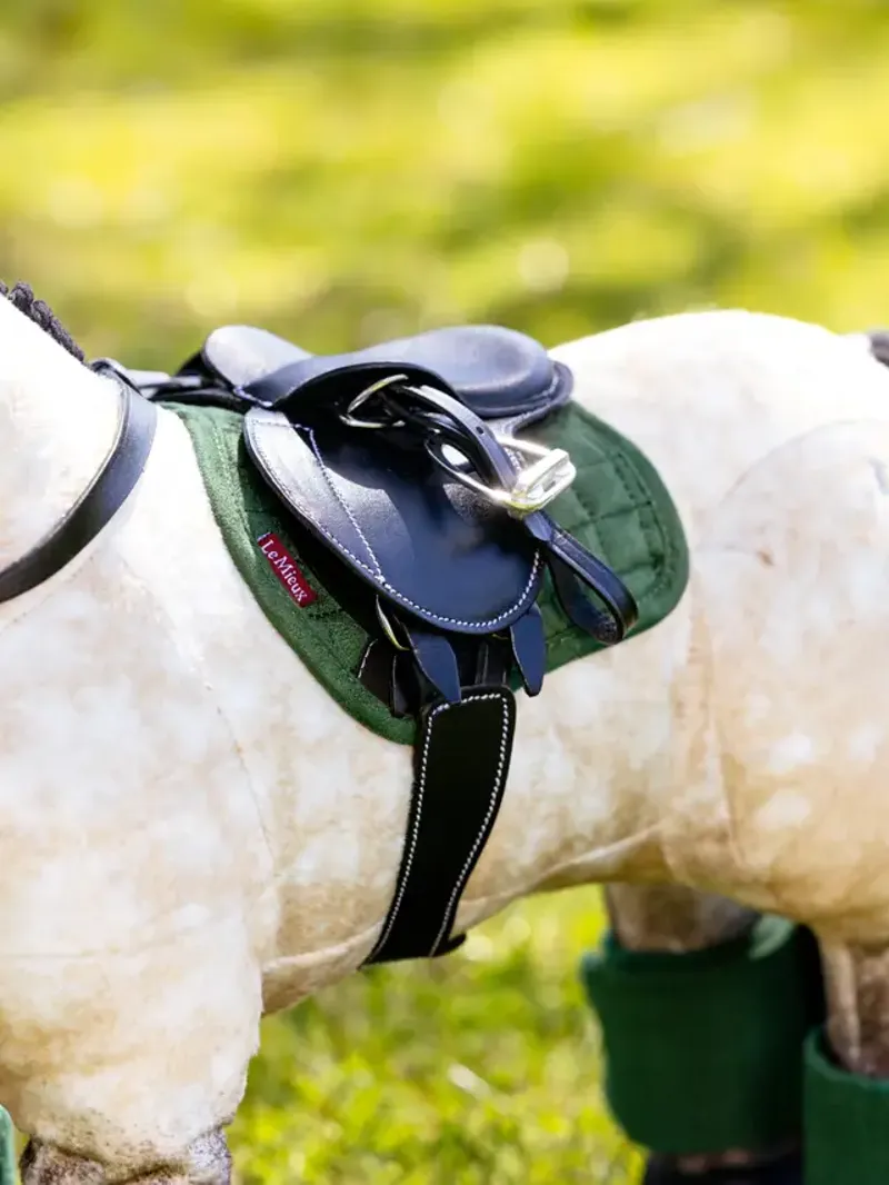 LeMieux Toy Pony Pad - HUNTER GREEN -1