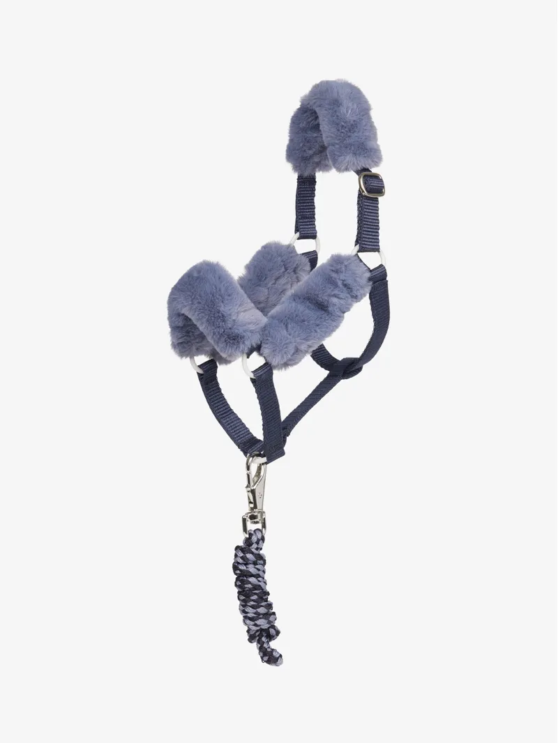 LeMieux Hobby Horse Comfort Headcollar and Leadrope Navy One Size