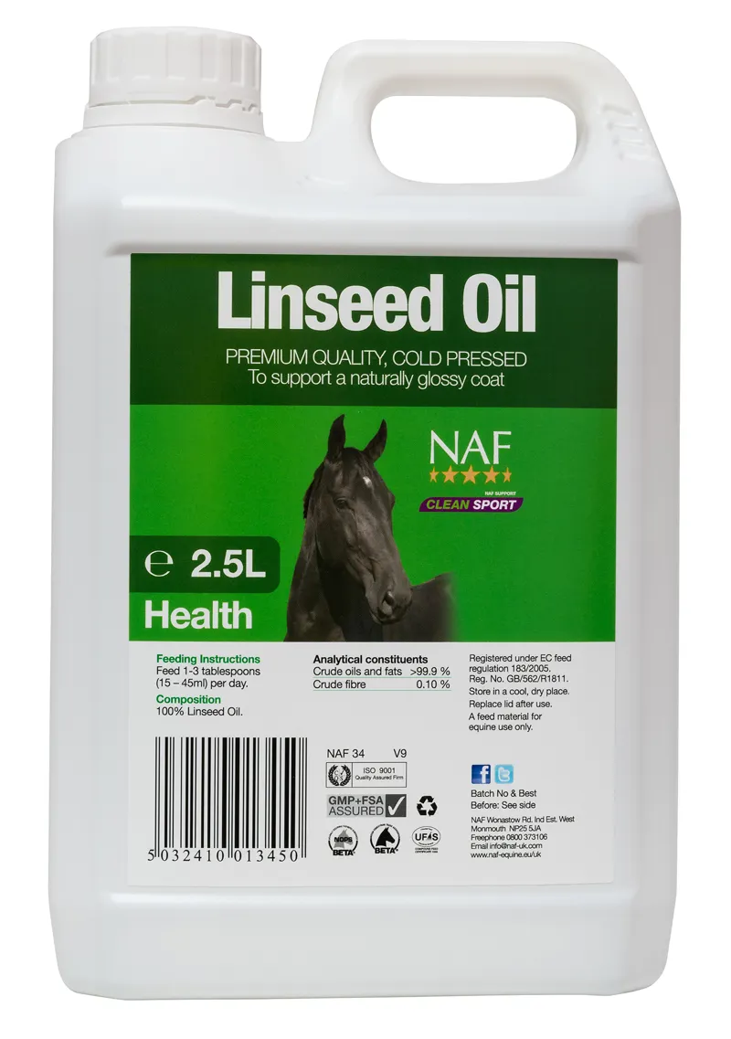 NAF Linseed Oil - 2.5 Litres