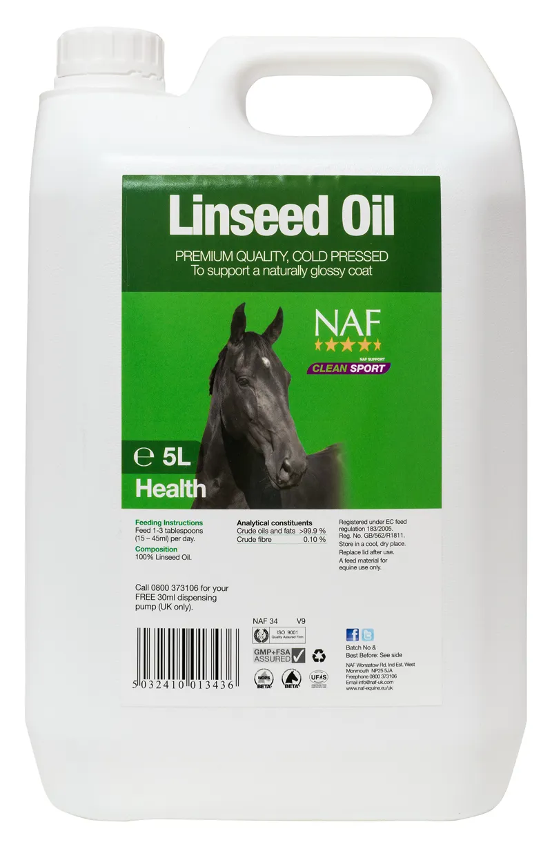 Naf Linseed Oil - 5 Litres
