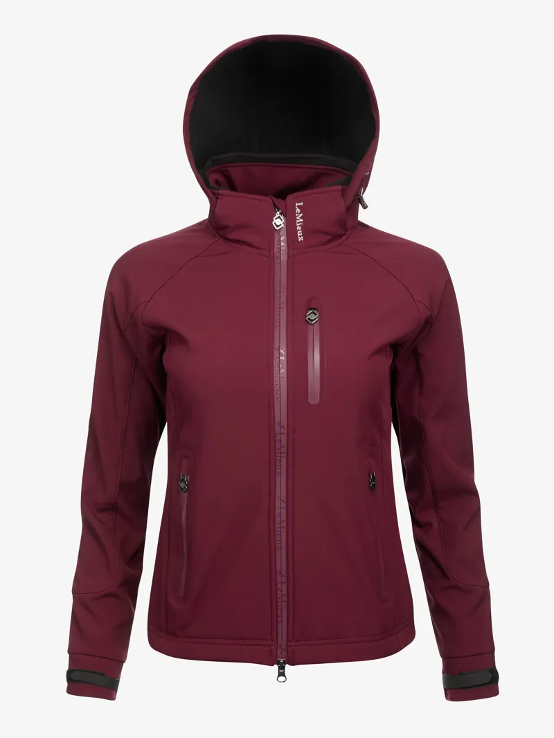 Burgundy soft shell jacket sale
