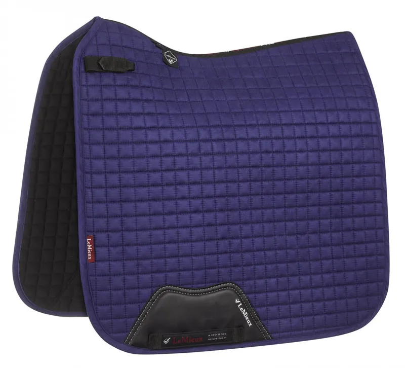 LeMieux ProSport Suede Dressage Square - INK BLUE