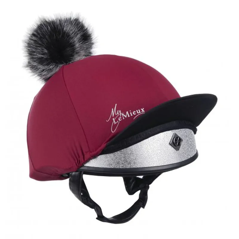 LeMieux Hat Silk - MULBERRY / BLACK