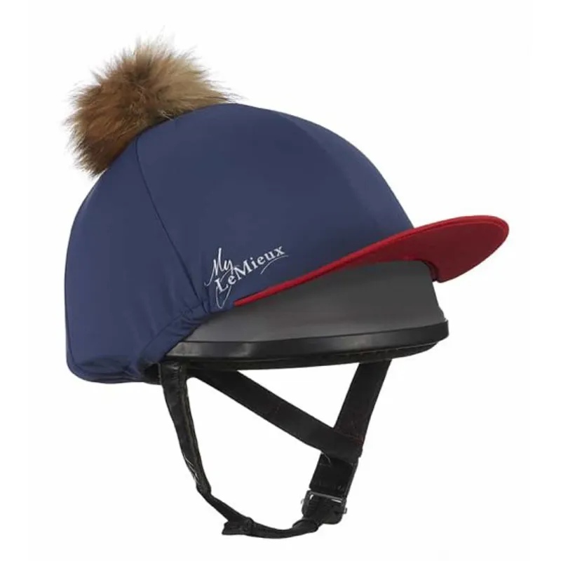 LeMieux Hat Silk - NAVY / RED