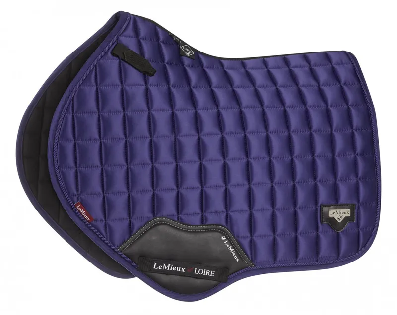 LeMieux Loire Classic Satin Close Contact Square - Large - INK BLUE