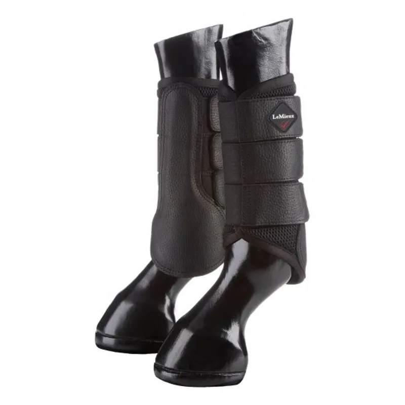 LeMieux ProSport Mesh Brushing Boots BLACK