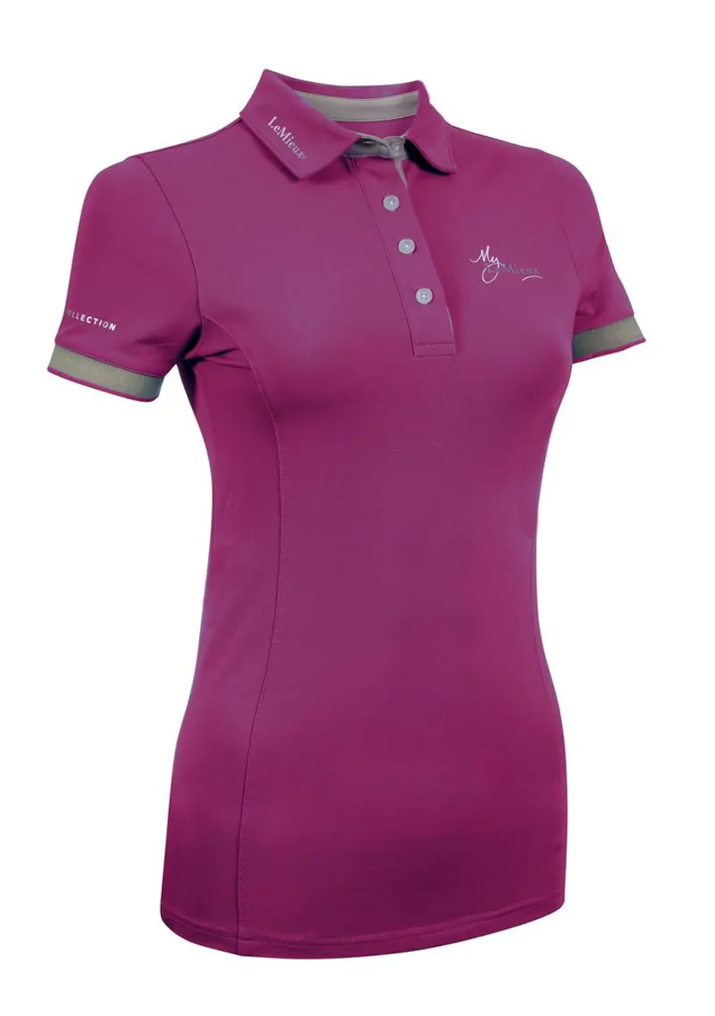 My LeMieux Polo Shirt - PLUM