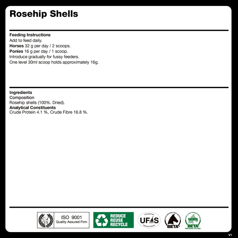 Naf Rosehip Shells - 1kg-1