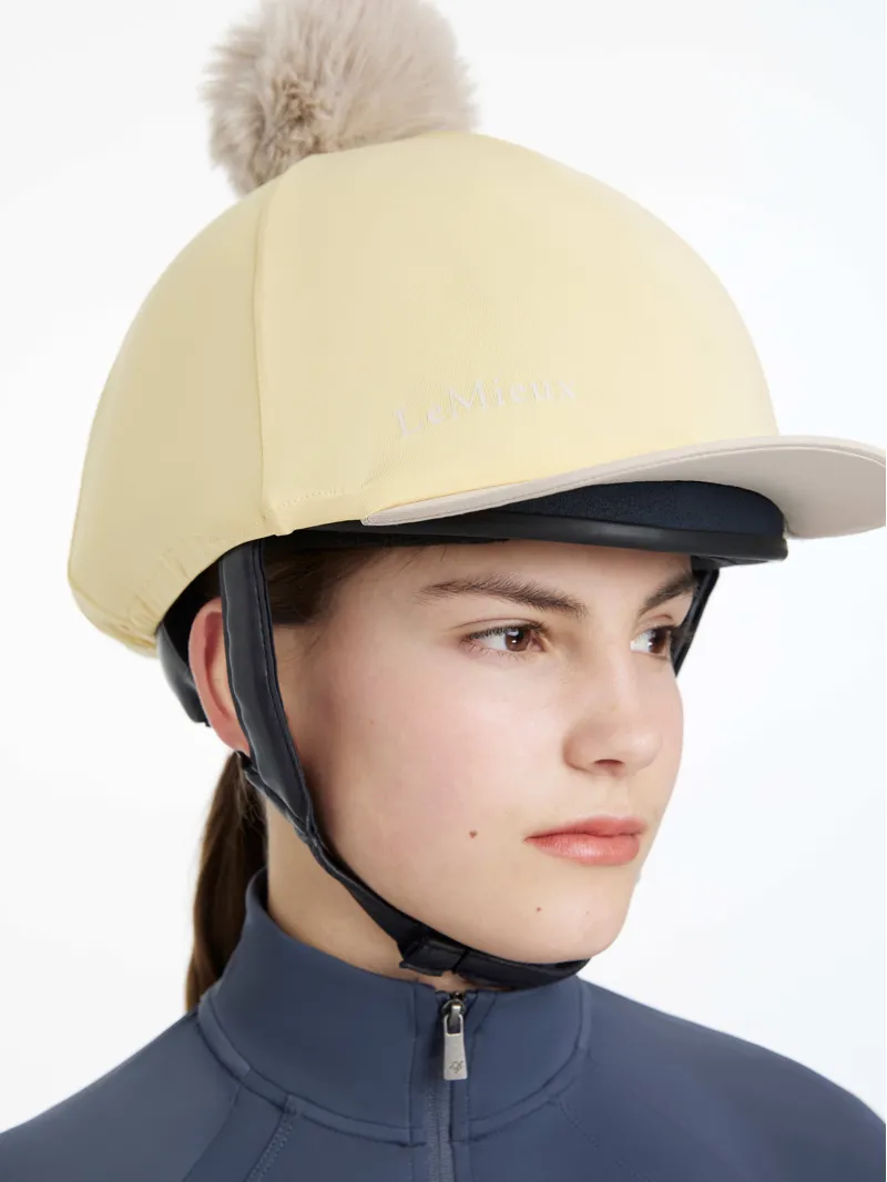 LeMieux Pom Hat Silk - MIMOSA / STONE - One Size