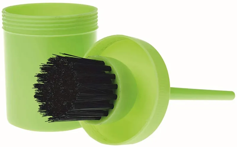 Roma Brights Hoof Oil Brush And Bucket - LIME GREEN
