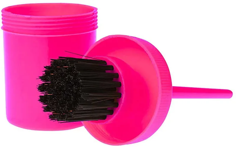 Roma Brights Hoof Oil Brush And Bucket - HOT PINK