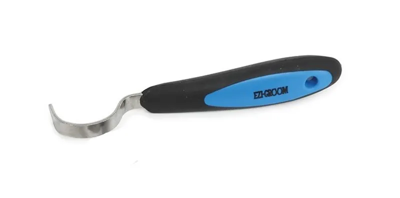 Shires EZI-GROOM Grip Hoof Pick - BRIGHT BLUE