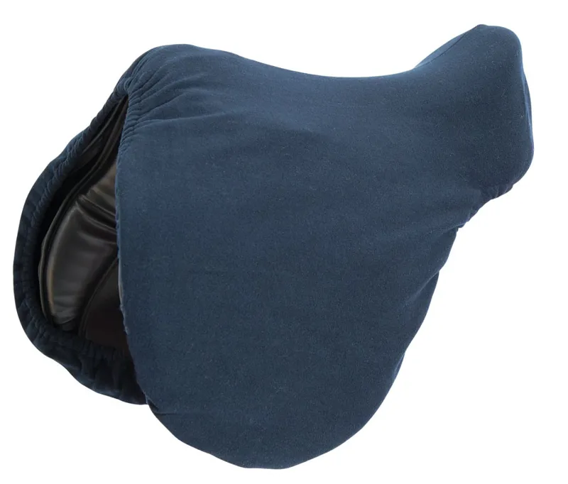 Shires Fleece Saddle Cover - One Size - NAVY