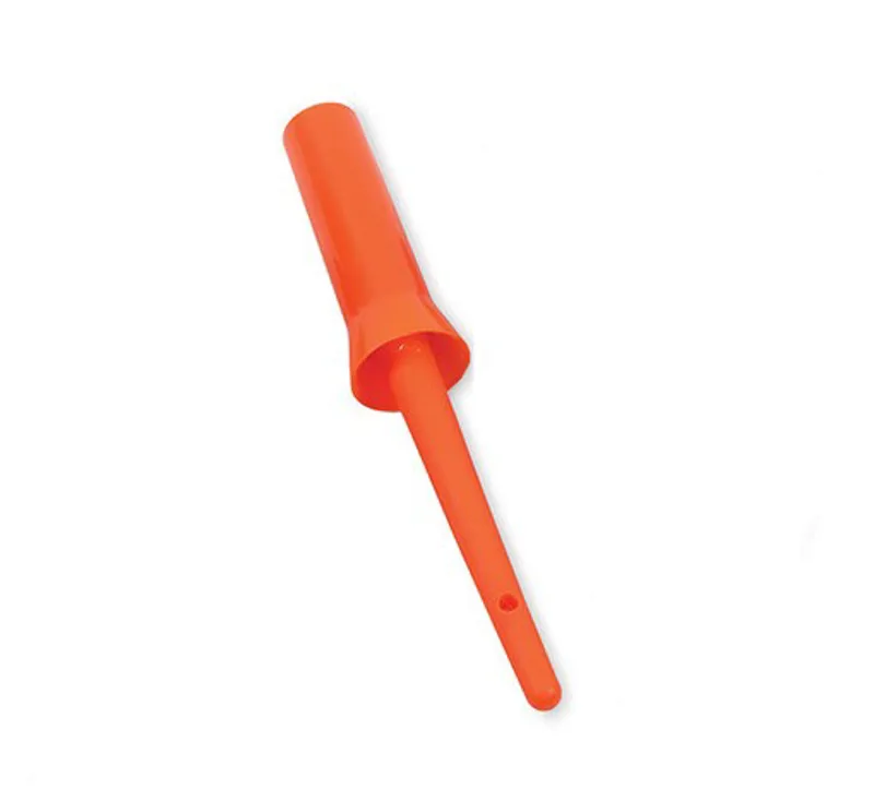 Shires EZI-GROOM Plastic Hoof Oil Brush - ORANGE