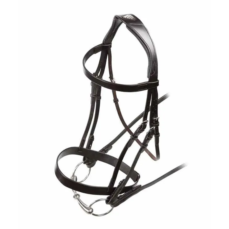 Velociti RAPIDA Hunter Cavesson Bridle - BLACK 