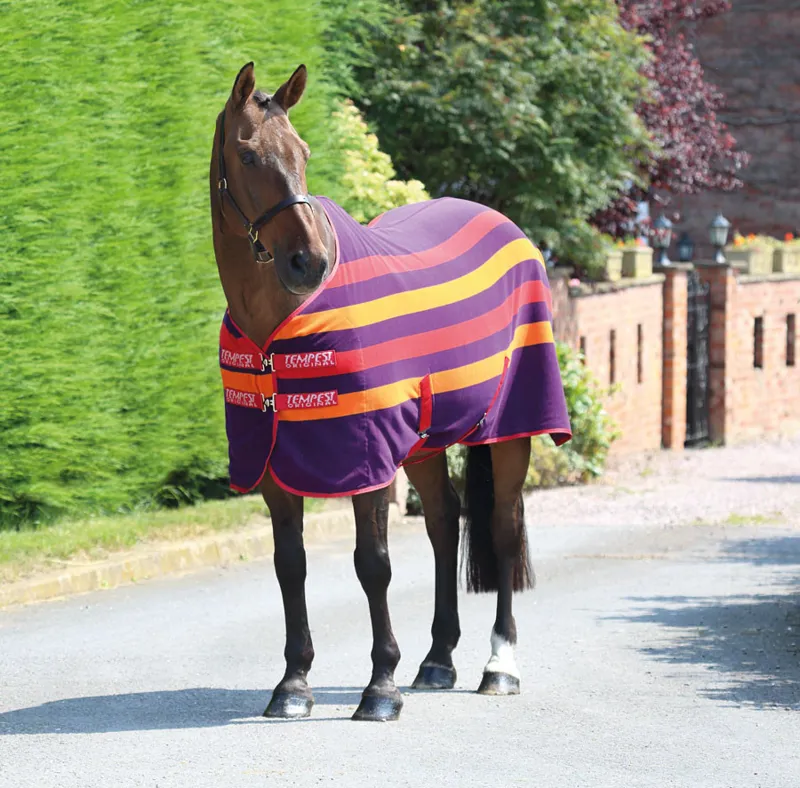 Shires Tempest Original Newmarket Fleece Rug - PURPLE
