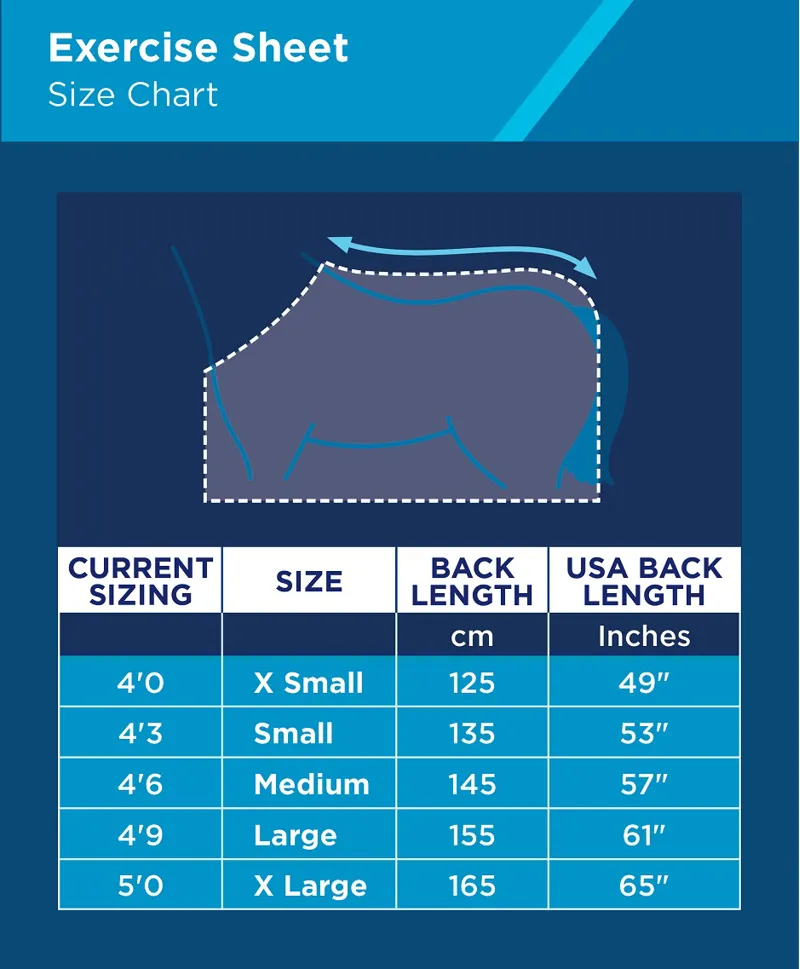Weatherbeeta Thermic Exercise Sheet - NAVY/GREY/WHITE-1