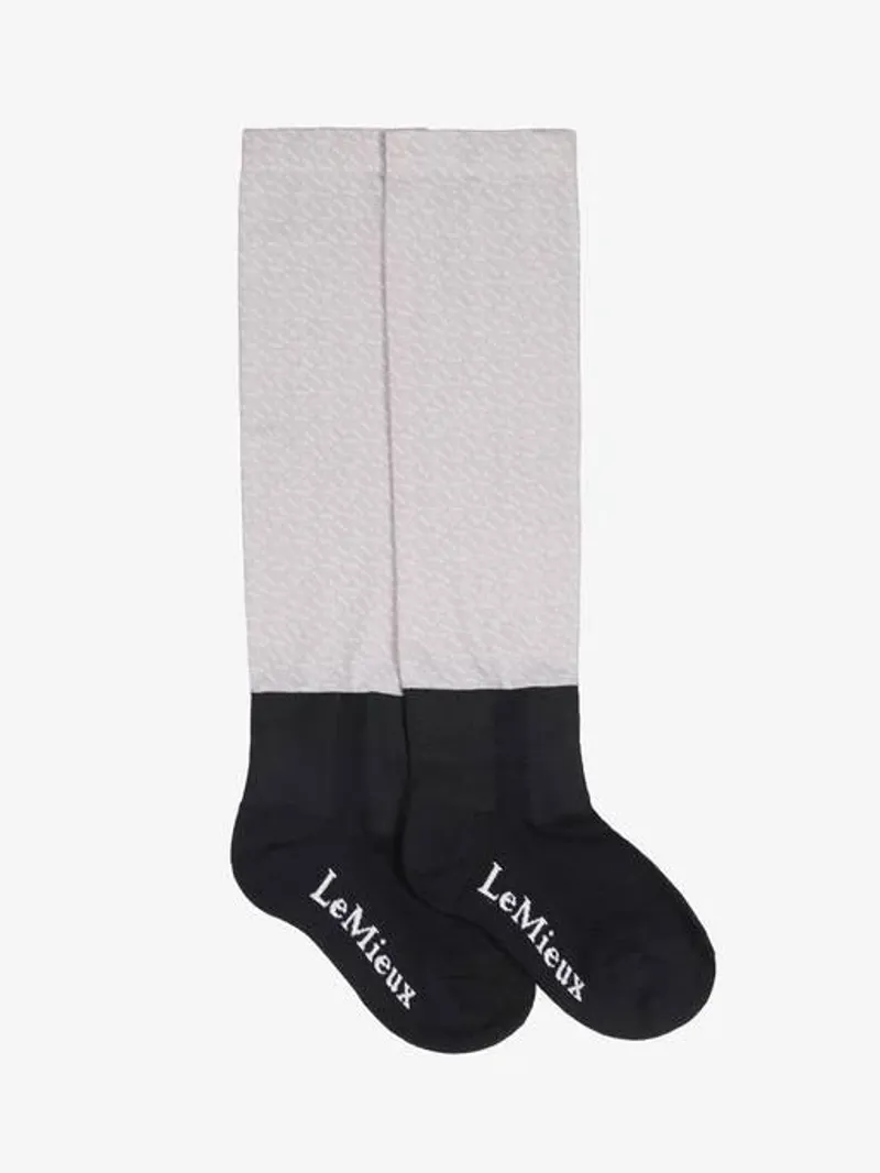 LeMieux Footsie Socks - FAITH ASH - Junior -1