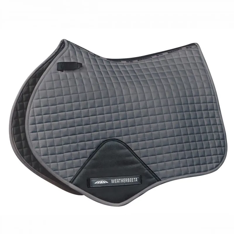 Weatherbeeta Prime Jump Cut Saddle Pad - GREY - Full