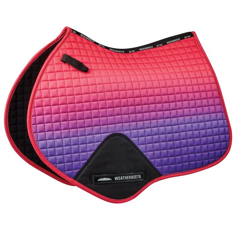 Weatherbeeta Prime Ombre Jump Shaped Saddle Pad - DESERT SKY - Full