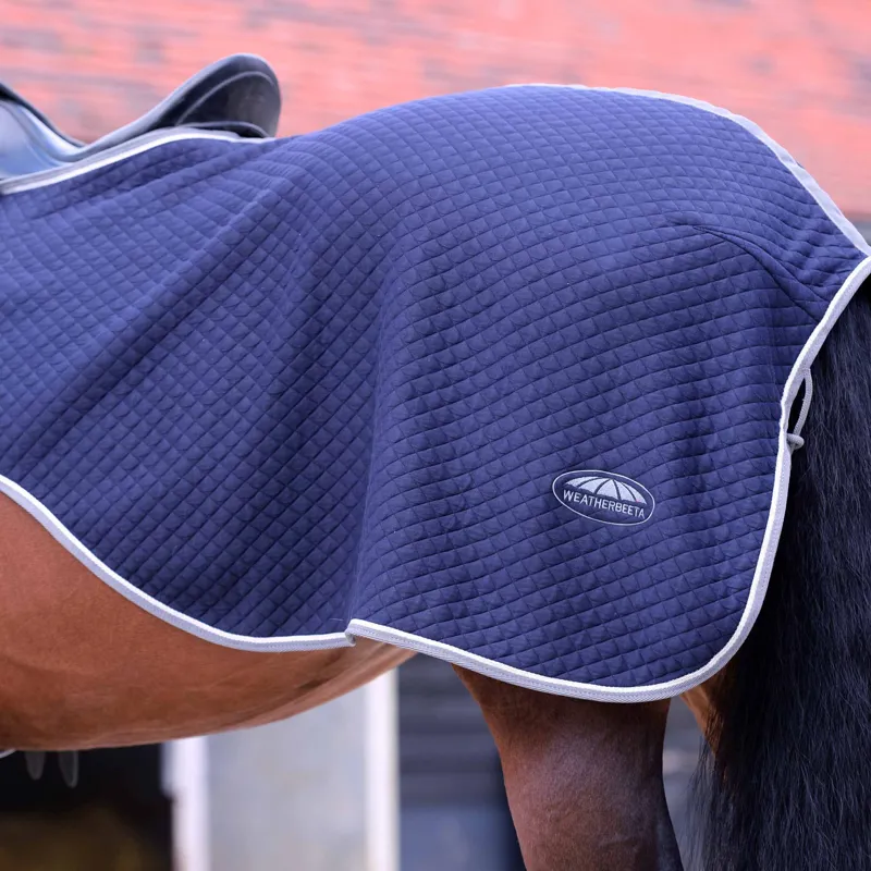 Weatherbeeta Thermic Exercise Sheet - NAVY/GREY/WHITE