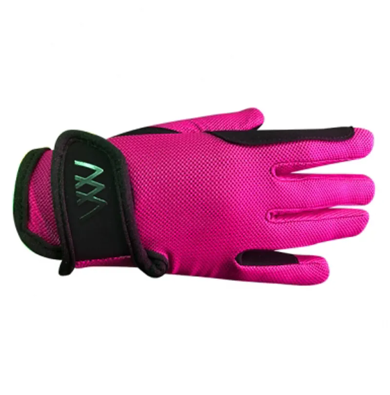 Woof Wear Young Rider Pro Gloves - BERRY