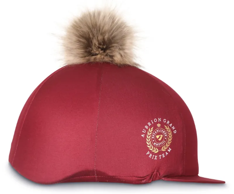 Aubrion Team Hat Silk - RED - One Size 