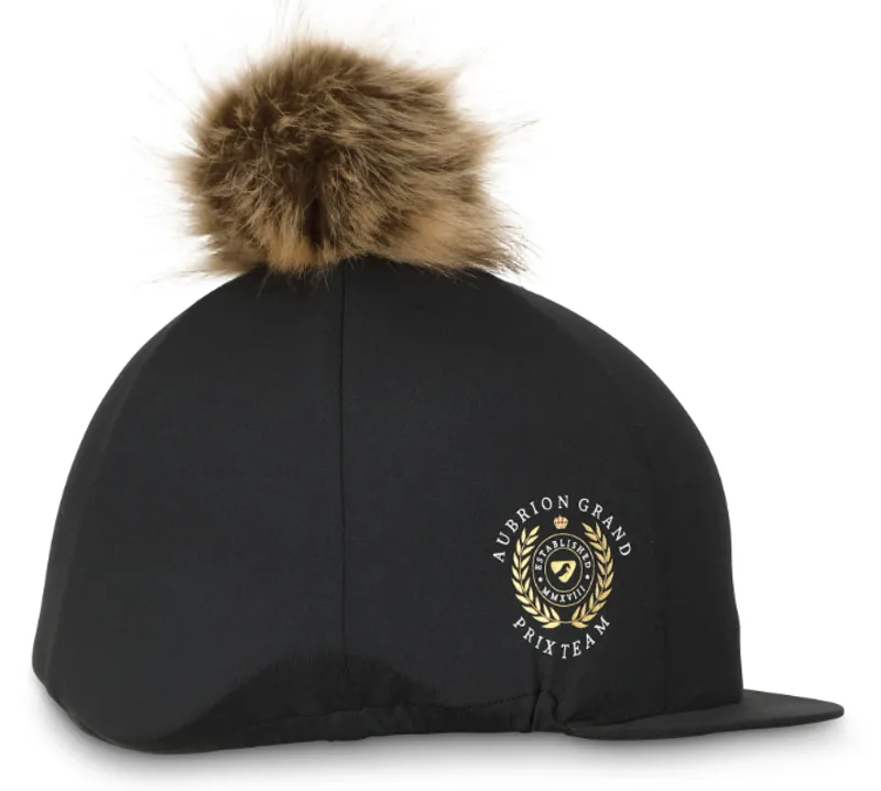 Aubrion Team Hat Silk - BLACK - One Size 