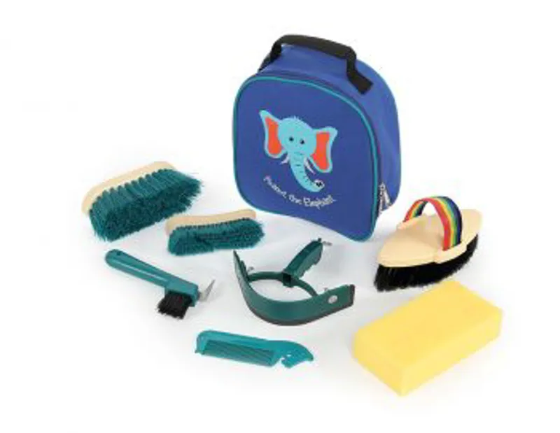 Shires Tikaboo Childs Character Grooming Kit - ELEPHANT