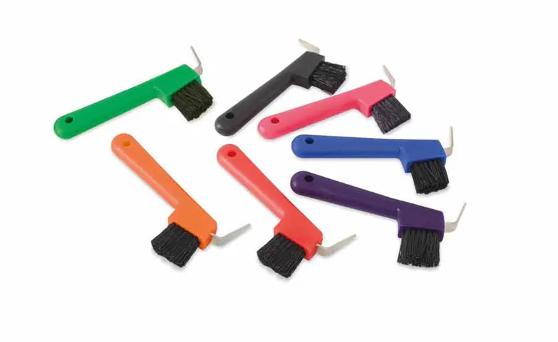 EZI-GROOM Hoof Pick/ Brush PINK one size