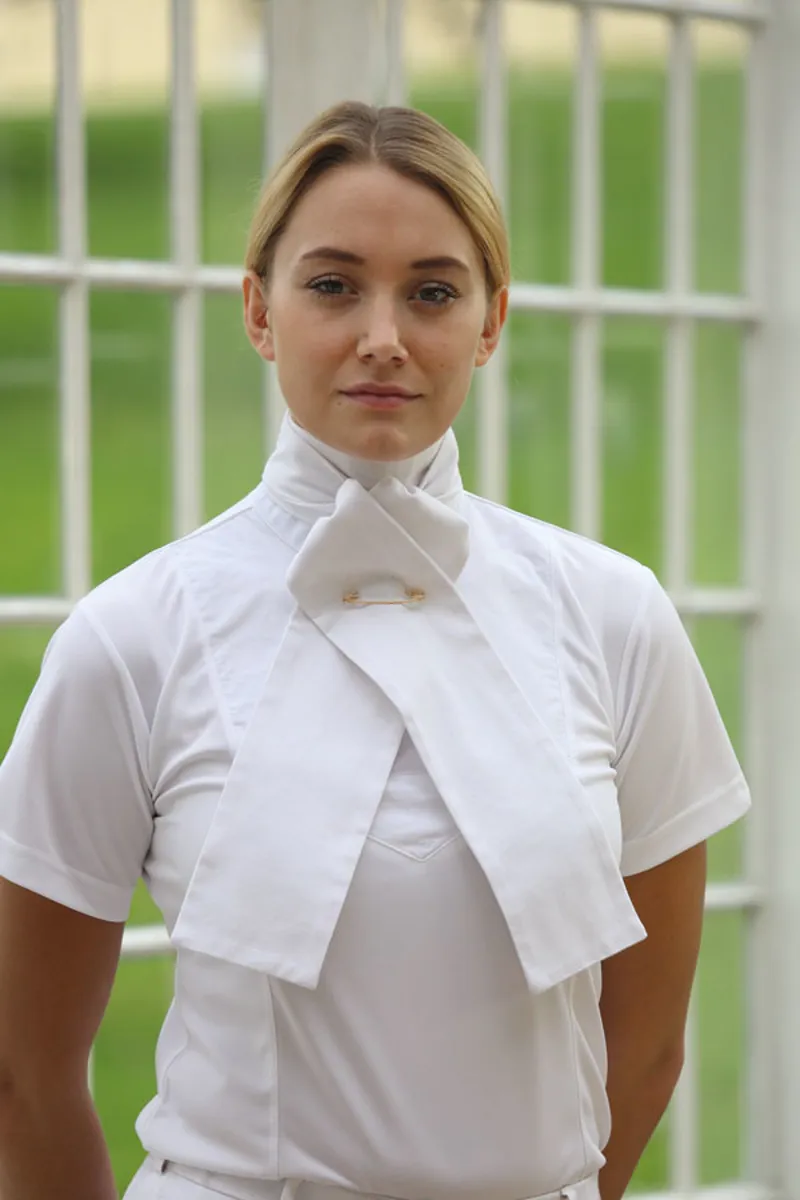 Shires Untied Stock - WHITE