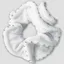 Equetech Velvet Hair Scrunchie in White