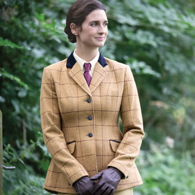 Equetech Wheatley Deluxe Tweed Riding Jacket - BROWN -4