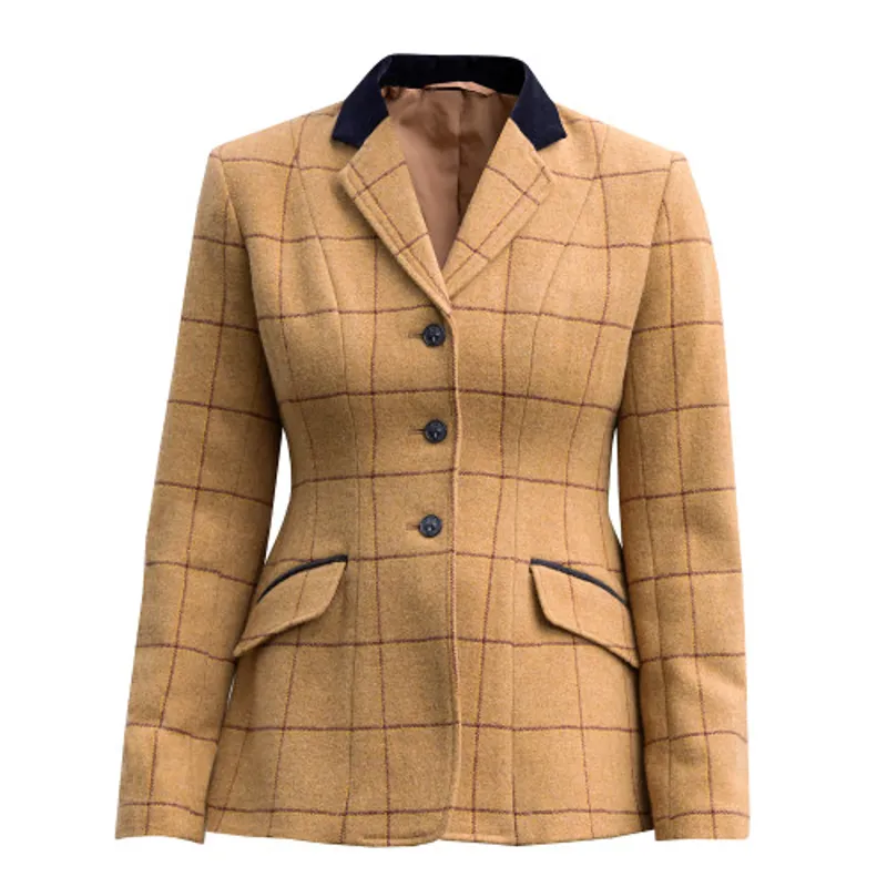 Equetech Wheatley Deluxe Tweed Riding Jacket - BROWN 