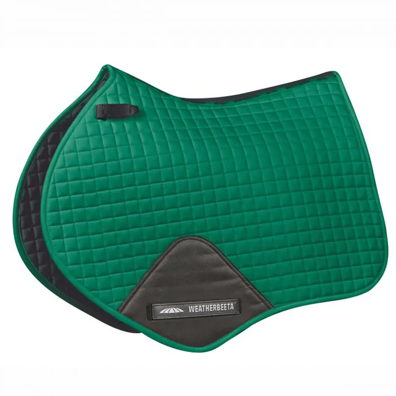 Weatherbeeta Prime Jump Cut Saddle Pad EMERALD Full